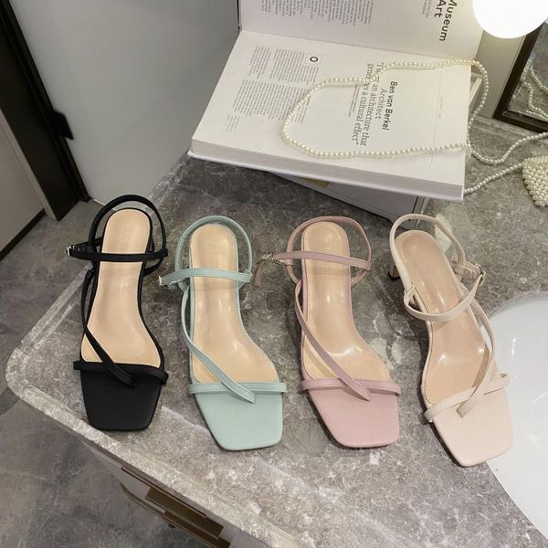 med all-match comfort shoes for women 2020 summer roman sandals suit female beige square toe clear heels medium comfort block, Black
med all-match comfort shoes for women 2020 summer roman sandals suit female beige square toe clear heels medium comfort block, Black