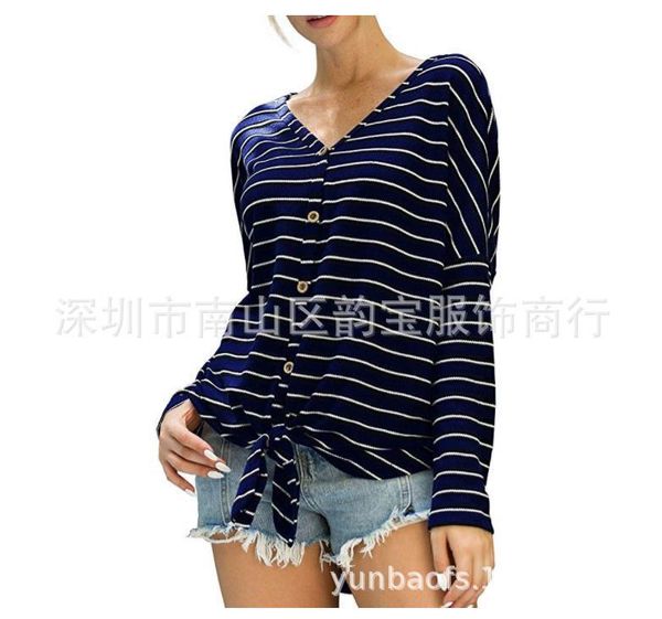 осенью длинным рукавом v-образным вырезом блузы футболки кардиган вязаный свитер женщина вязаные тройники тонкая шерсть полосой сращивания о, White 
осенью длинным рукавом v-образным вырезом блузы футболки кардиган вязаный свитер женщина вязаные тройники тонкая шерсть полосой сращивания о, White