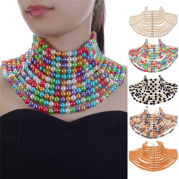 jerolli fashion handmade pear ccb chokers jewelry neck bib collar torques chain statement necklaces pendants women gift, Golden;silver
jerolli fashion handmade pear ccb chokers jewelry neck bib collar torques chain statement necklaces pendants women gift, Golden;silver