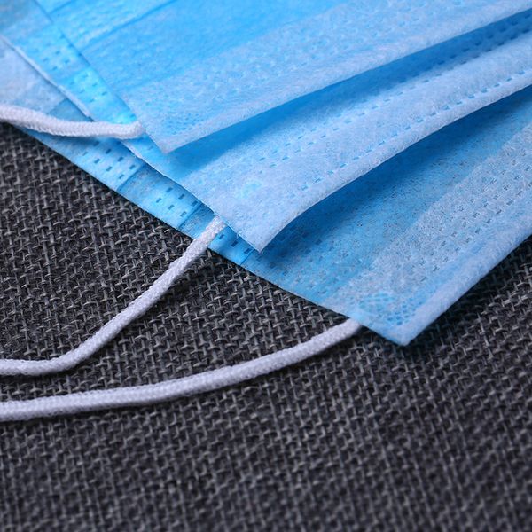 50pcs/pack dustproof 3 layers elastic mouth soft breathable face mask
