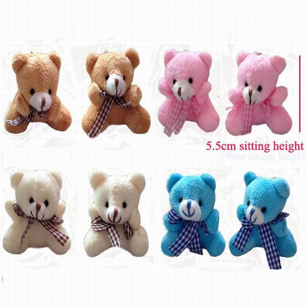 20pcs x 5.5cm(2.2") plush animals miniature tiny small sitting teddy bear with grid bow pink brown beige blue doll house
20pcs x 5.5cm(2.2") plush animals miniature tiny small sitting teddy bear with grid bow pink brown beige blue doll house