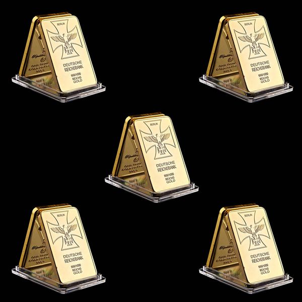 5pcs deutsche military eagle cross reichskanzler berlin 15 jun 1939 gold plated germany souvenir challenge coin
5pcs deutsche military eagle cross reichskanzler berlin 15 jun 1939 gold plated germany souvenir challenge coin