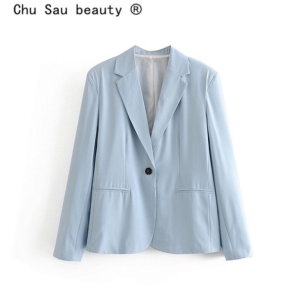 chu sau beauty casual chic vintage solid blazer women office lady slim blazer feminino single button chaqueta mujer, White;black
chu sau beauty casual chic vintage solid blazer women office lady slim blazer feminino single button chaqueta mujer, White;black