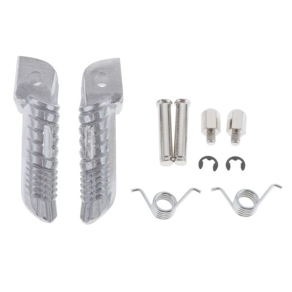 1 pair motorcycle rear footpegs foot rest pegs for suzuki gsxr600 gsxr750 2001-2008 gsxr1000 2001-2007 - silver
1 pair motorcycle rear footpegs foot rest pegs for suzuki gsxr600 gsxr750 2001-2008 gsxr1000 2001-2007 - silver