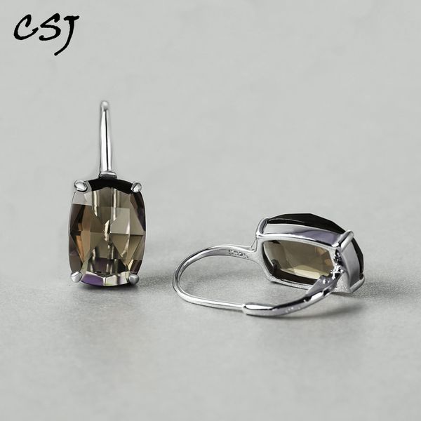 other csj natural smoky quartz earrings 925 sterling sliver amethyst green for women lady mother party gift box, Golden;silver
other csj natural smoky quartz earrings 925 sterling sliver amethyst green for women lady mother party gift box, Golden;silver
