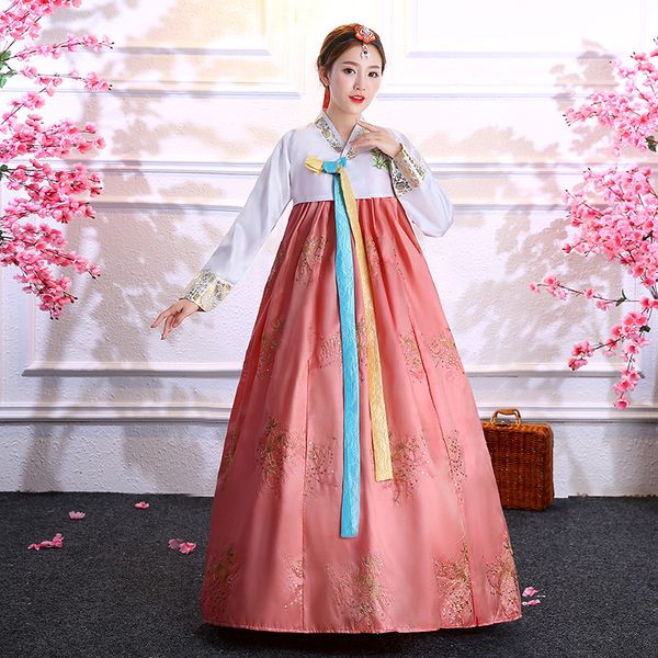new korean traditional ancient elegant clothes female korean dance performance costumes hanbok multicolor 3124, Red
new korean traditional ancient elegant clothes female korean dance performance costumes hanbok multicolor 3124, Red