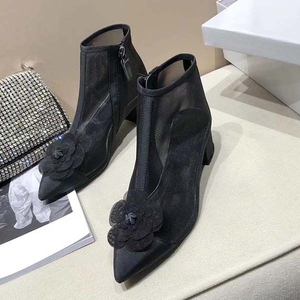new style designer boots women luxury ankle boot hollowed-out mid-heel mesh boots dress shoes cut-outs summer sandals booties, Black
new style designer boots women luxury ankle boot hollowed-out mid-heel mesh boots dress shoes cut-outs summer sandals booties, Black