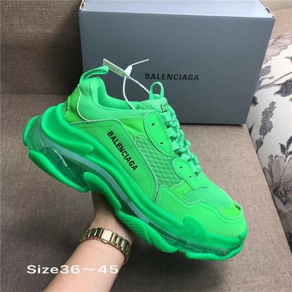 women men luxury 17fw dad casual shoes crystal bottom triple-s leisure shoes sneakers for men vintage old grandpa trainer chaussure, Black
women men luxury 17fw dad casual shoes crystal bottom triple-s leisure shoes sneakers for men vintage old grandpa trainer chaussure, Black