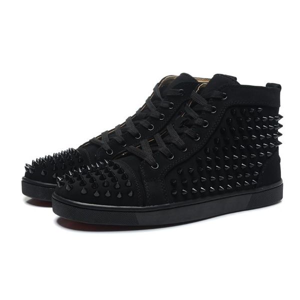 new designer shoes high spikes flats shoe red is bottoms casual shoes fashion men womens party lovers genuine leather studded sneakers, Black
new designer shoes high spikes flats shoe red is bottoms casual shoes fashion men womens party lovers genuine leather studded sneakers, Black