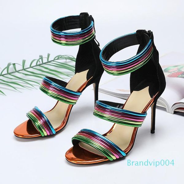 sexy2019 single woman sharp rivet one buckle bring fine high-heel sandals metallic colour fashion stiletto women's shoe, Black
sexy2019 single woman sharp rivet one buckle bring fine high-heel sandals metallic colour fashion stiletto women's shoe, Black