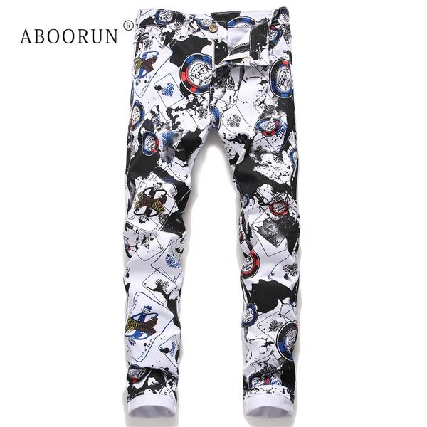 aboorun 3d printed jeans men's white skinny pencil jeans nightclub brand long trousers for male, Blue
aboorun 3d printed jeans men's white skinny pencil jeans nightclub brand long trousers for male, Blue
