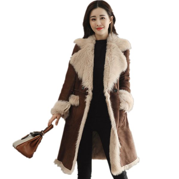 winter suede jacket women plus velvet thicken long sleeve high waist jacket coat elegant slim outerwear plus size coat q635, Tan;black
winter suede jacket women plus velvet thicken long sleeve high waist jacket coat elegant slim outerwear plus size coat q635, Tan;black
