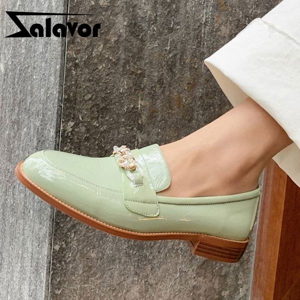 zalavor women flats shoes genuine leather metal description casual shoes women round toe loafers party footwear size 33-40, Black
zalavor women flats shoes genuine leather metal description casual shoes women round toe loafers party footwear size 33-40, Black