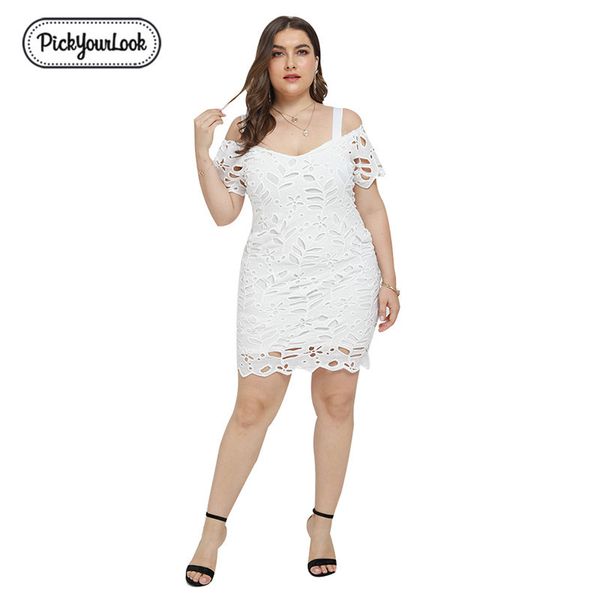 2019 white hollow dress women plus size 5xl short sleeve dress female mini dress summer party elegant ladies dresses d40, Black;gray
2019 white hollow dress women plus size 5xl short sleeve dress female mini dress summer party elegant ladies dresses d40, Black;gray