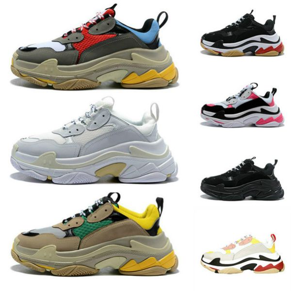 тройной s повседневная обувь paris 17fw low старый папа sneaker комбинация размер подошвы ботинок женщин людей способа высокого верхнего кач, Black
тройной s повседневная обувь paris 17fw low старый папа sneaker комбинация размер подошвы ботинок женщин людей способа высокого верхнего кач, Black