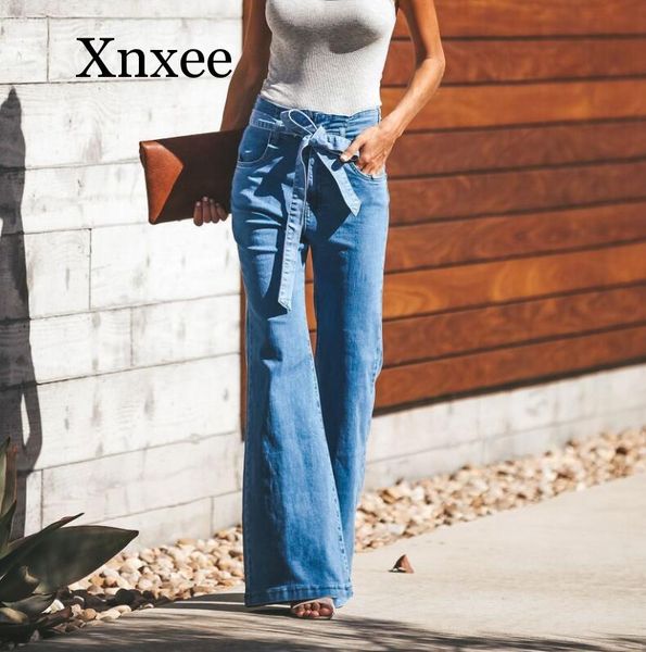 europe style fashion trend high waist jeans for women 2019 casual spring slim lace up female denim flare pants bow long jeans, Blue
europe style fashion trend high waist jeans for women 2019 casual spring slim lace up female denim flare pants bow long jeans, Blue