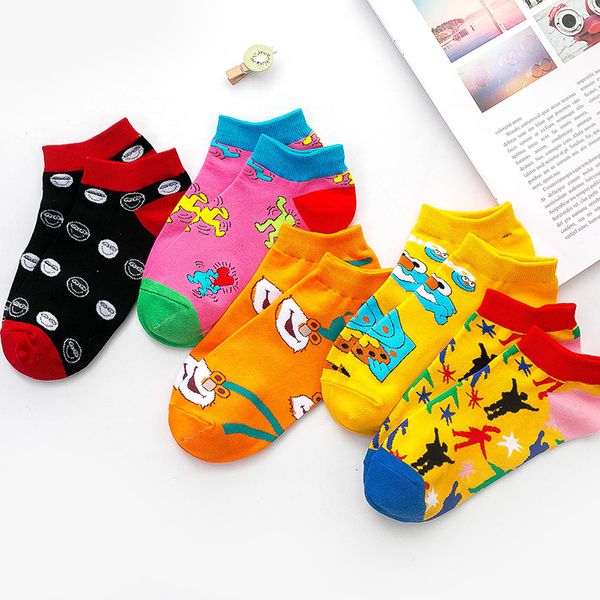 cartoon woman sock ladies thin socks sesame street for women colorful happy short sox female cotton trendy spring summer sokken, Black;white
cartoon woman sock ladies thin socks sesame street for women colorful happy short sox female cotton trendy spring summer sokken, Black;white