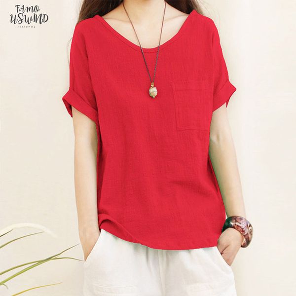 2020 summer fashion casual cotton and linen t shirt loose tee female cap sleeve women short sleeve shirt blusas femininas, White
2020 summer fashion casual cotton and linen t shirt loose tee female cap sleeve women short sleeve shirt blusas femininas, White