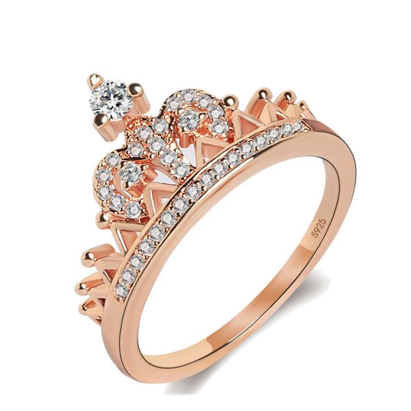 новая красивая корона розовое золото серебро женские кольца леди роскошный кубический цирконий кристалл кольцо принцесса кольца свадебные ук, Silver
новая красивая корона розовое золото серебро женские кольца леди роскошный кубический цирконий кристалл кольцо принцесса кольца свадебные ук, Silver