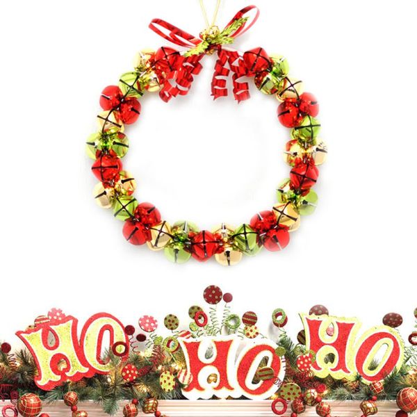 christmas bell wreath garland christmas tree hanging five colors pendant jingle bell door ornament craft decoration
christmas bell wreath garland christmas tree hanging five colors pendant jingle bell door ornament craft decoration