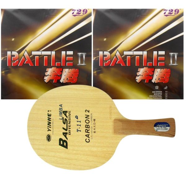 galaxy yinhe t-11+ with 2x ritc729 battle ii tacky rubbers for a racket shakehand long handle fl
galaxy yinhe t-11+ with 2x ritc729 battle ii tacky rubbers for a racket shakehand long handle fl