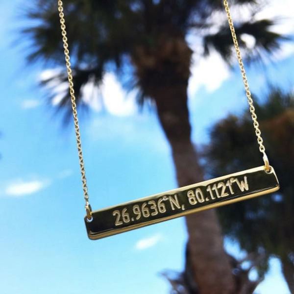custom latitude coordinate necklaces pendants silver location engraved bar necklace women personalized jewelry friend gift
custom latitude coordinate necklaces pendants silver location engraved bar necklace women personalized jewelry friend gift