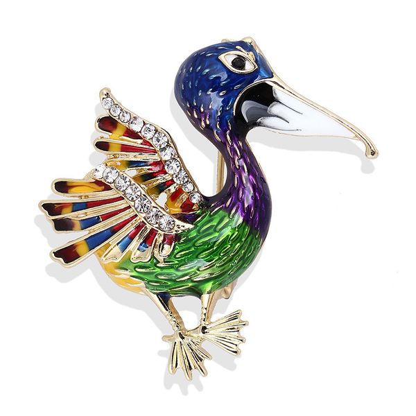 manual rhinestone alloy oil dripping long billed duck brooch pin parts, Gray
manual rhinestone alloy oil dripping long billed duck brooch pin parts, Gray