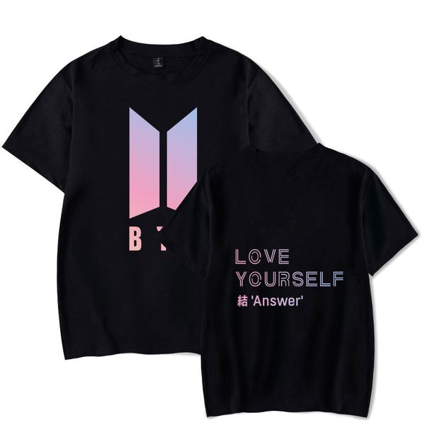 bts new album love yourself knot answer bulletproof juvenile group leisure time short sleeve men and women, Black
bts new album love yourself knot answer bulletproof juvenile group leisure time short sleeve men and women, Black