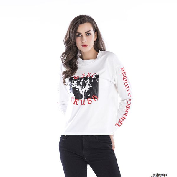 womens designer round neck pullover letter print sweater casual shirt womenaz12h, Black;brown
womens designer round neck pullover letter print sweater casual shirt womenaz12h, Black;brown