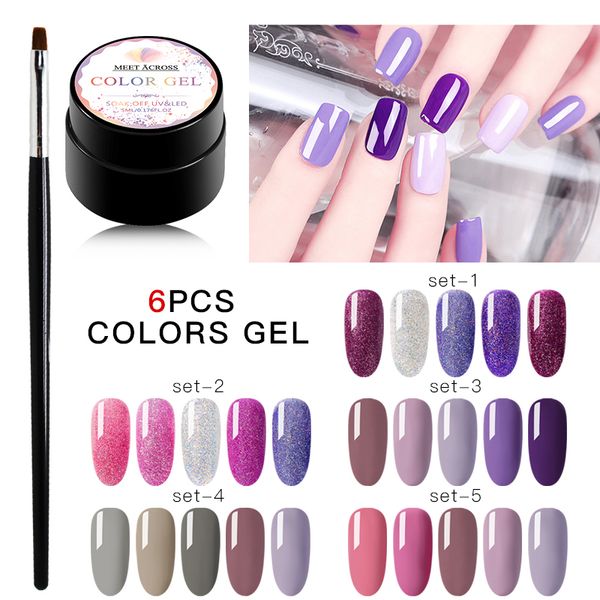 meet across uv nail gel polish set pure nail gel for art set semi permanent polish soak off glitter kit, Red;pink
meet across uv nail gel polish set pure nail gel for art set semi permanent polish soak off glitter kit, Red;pink