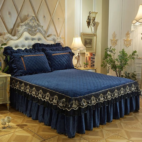 new blue pink beige gray luxury thick fleece fabric lace bed skirt flannel bed cover bedspread pillowcases 3pcs bedding set
new blue pink beige gray luxury thick fleece fabric lace bed skirt flannel bed cover bedspread pillowcases 3pcs bedding set