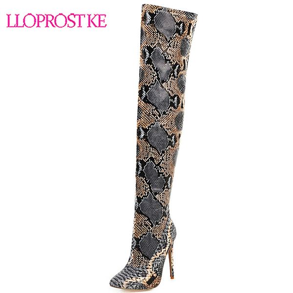 lloprost ke ladies women snake print pu leather thigh high boots 12cm stiletto heels over the knee boots shoes size 30-48 h591, Black
lloprost ke ladies women snake print pu leather thigh high boots 12cm stiletto heels over the knee boots shoes size 30-48 h591, Black