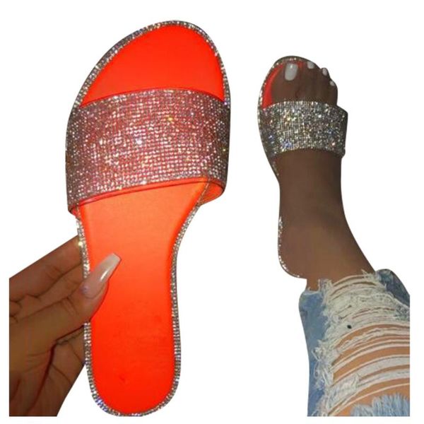 38# women's slippers bling crystal sequin roman flats slippers casual beach plus size 35-43 shoes sandali donna eleganti, Black
38# women's slippers bling crystal sequin roman flats slippers casual beach plus size 35-43 shoes sandali donna eleganti, Black