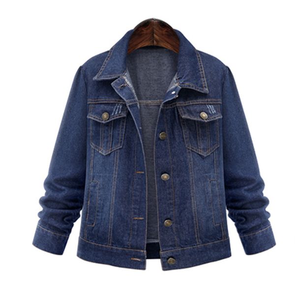 2019 winter & spring women jacket women's pure color wash the old button loose size jeans jacket chaquetas mujer #30, Black;brown
2019 winter & spring women jacket women's pure color wash the old button loose size jeans jacket chaquetas mujer #30, Black;brown