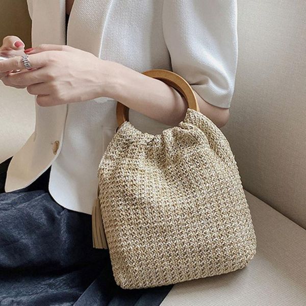 oswego wooden ring straw handbag fashion new tassel straw bucket bag summer beach bag vacation travel tote bags for women 2020
oswego wooden ring straw handbag fashion new tassel straw bucket bag summer beach bag vacation travel tote bags for women 2020