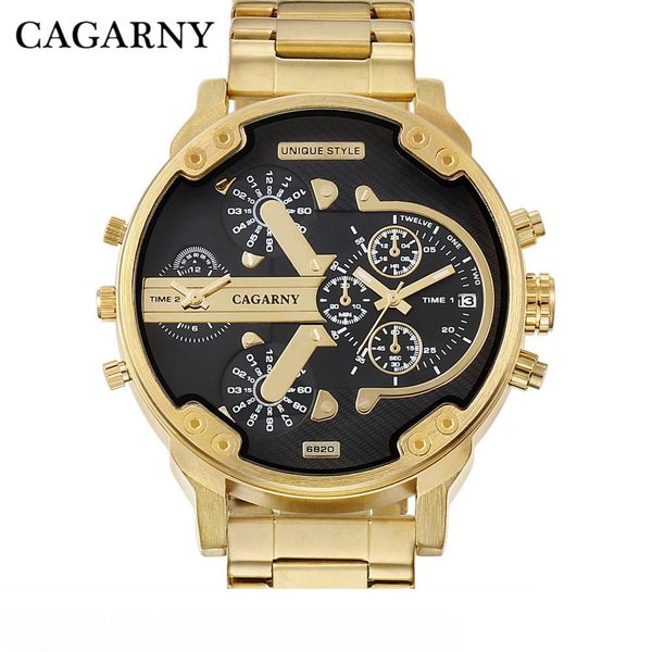 cagarny brand luxury men sport quartz clock mens watches waterproof gold steel wrist watch military relogio masculino mx190725, Slivery;brown
cagarny brand luxury men sport quartz clock mens watches waterproof gold steel wrist watch military relogio masculino mx190725, Slivery;brown