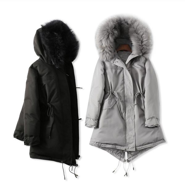 winter jacket women long coats 2018 winter windproof waterproof warm down jackets with big real raccoon fur collar hooded parkas, Black
winter jacket women long coats 2018 winter windproof waterproof warm down jackets with big real raccoon fur collar hooded parkas, Black