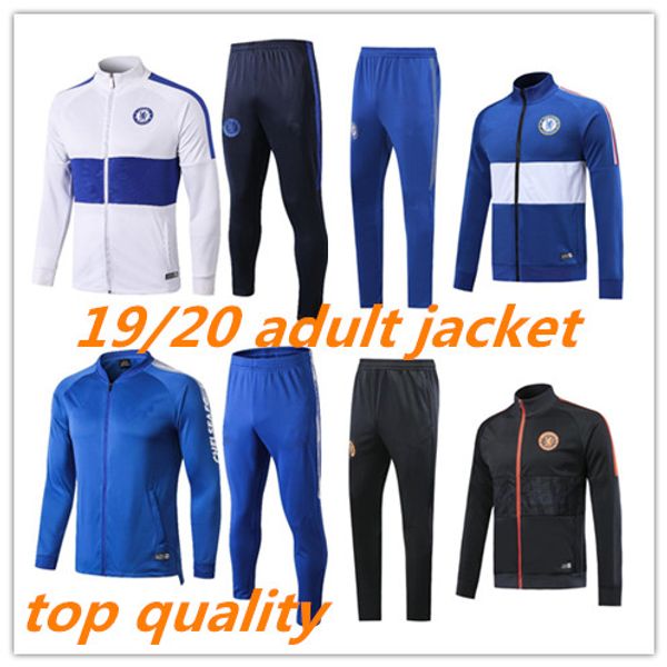 19 20 hazard jacket training suit kit soccer tracksuit 2019-2020 pedro fabregas willian kante football full zipper jackets set, Black
19 20 hazard jacket training suit kit soccer tracksuit 2019-2020 pedro fabregas willian kante football full zipper jackets set, Black