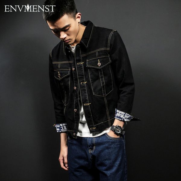 2017 new style men's denim outerwear men's short denim jacket fashion jeans autumn spring jackets thin coat classic black, Black;brown
2017 new style men's denim outerwear men's short denim jacket fashion jeans autumn spring jackets thin coat classic black, Black;brown