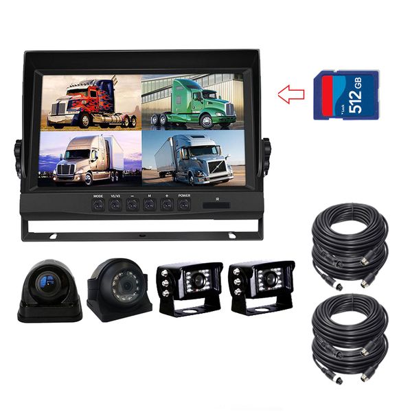 texosa 7" tft lcd quad split display monitor 4ch video input 4 pin connector for truck rv trailer bus cctv rear/side view cam car
texosa 7" tft lcd quad split display monitor 4ch video input 4 pin connector for truck rv trailer bus cctv rear/side view cam car