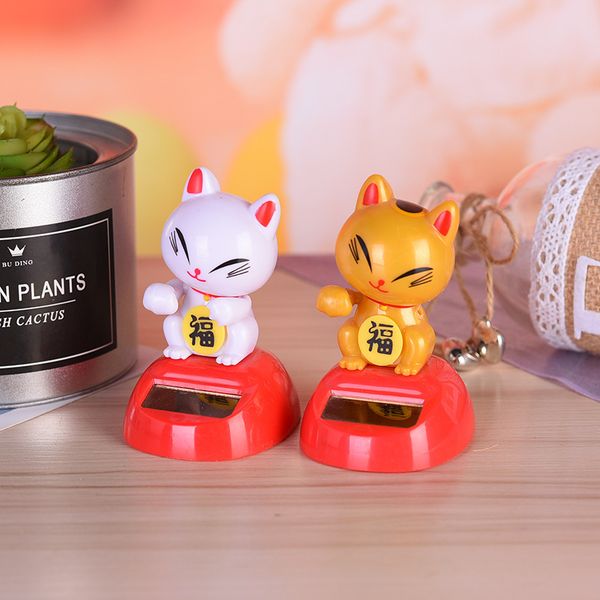 car doll ornaments shaking head cute lucky cat car decoration accessories creative toys plastic fiber solar dancers
car doll ornaments shaking head cute lucky cat car decoration accessories creative toys plastic fiber solar dancers