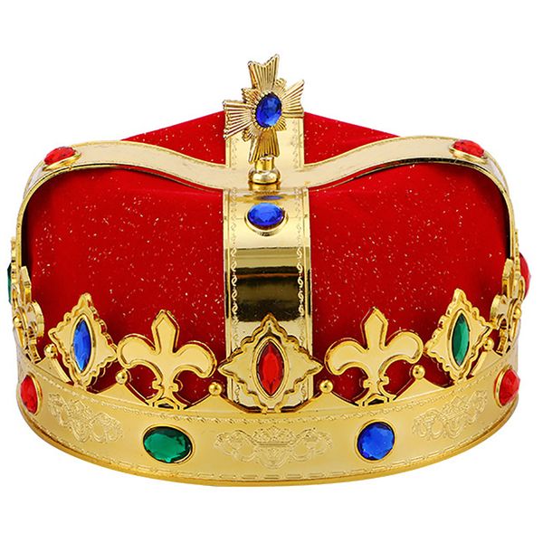 fashion king crown hat cosplay prop children show party hat king prince crown decoration party supplies new arrive
fashion king crown hat cosplay prop children show party hat king prince crown decoration party supplies new arrive