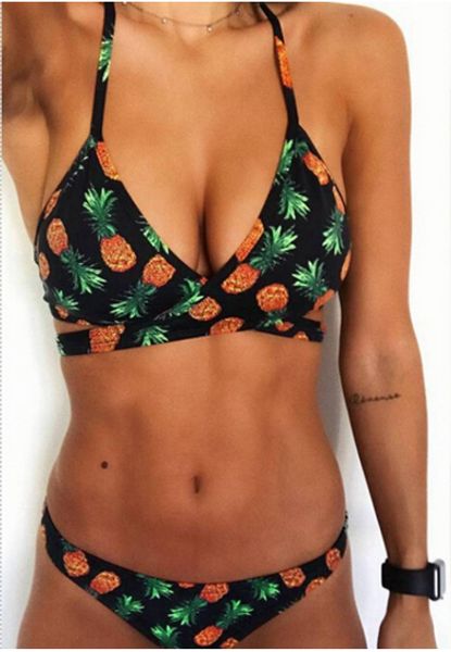 print bikini set women's swimsuits floral swimwear summer beach wear halter bikinis, White;black
print bikini set women's swimsuits floral swimwear summer beach wear halter bikinis, White;black