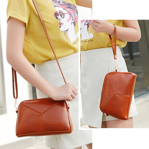 retro lady shoulder crossbody bag oil waxed leather purse simple design stylish women's handbag
retro lady shoulder crossbody bag oil waxed leather purse simple design stylish women's handbag