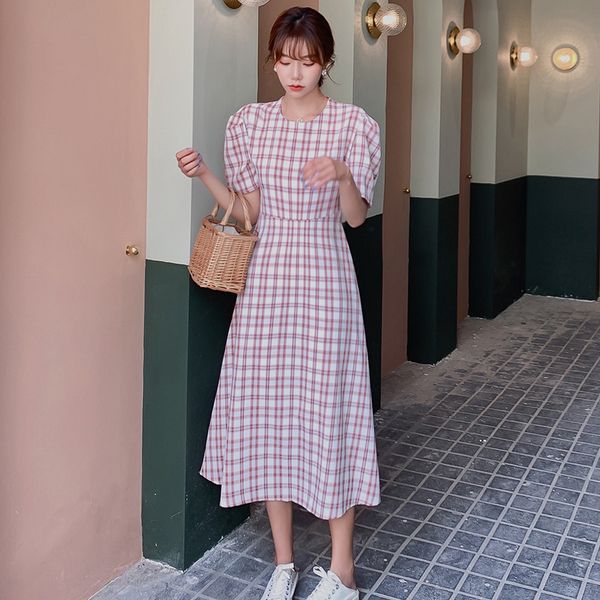 2 colors women long plaid dress summer 2020 runway elegant korean casual party dress preppy vacation dresses red blue plaid, Black;gray
2 colors women long plaid dress summer 2020 runway elegant korean casual party dress preppy vacation dresses red blue plaid, Black;gray