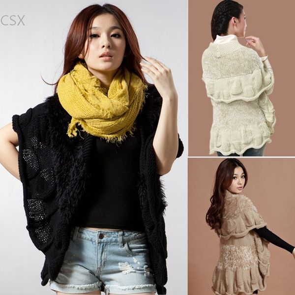 mwoiiowm women shawl cardigans batwing sleeves fashion sweater autumn spring winter coat warm long cardigans, Black
mwoiiowm women shawl cardigans batwing sleeves fashion sweater autumn spring winter coat warm long cardigans, Black