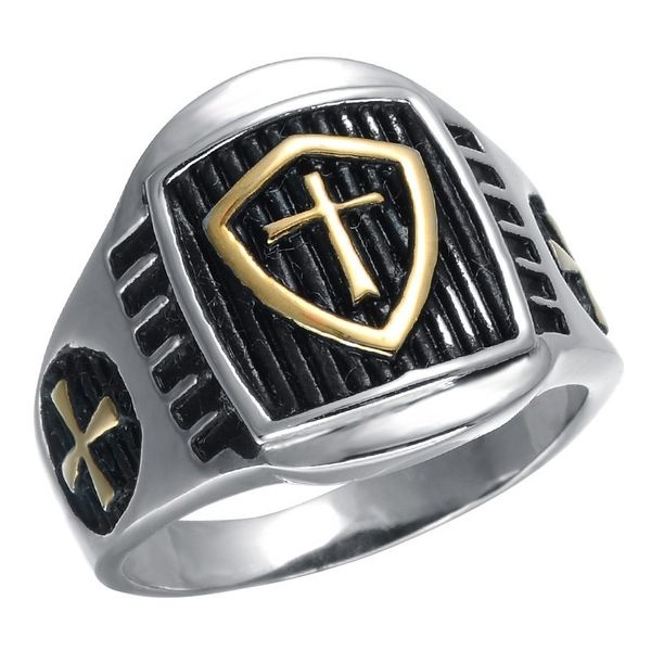 men's stainless steel ring knight ring templar biker crusader cross ring masonic shield shape size 6-13, Golden;silver
men's stainless steel ring knight ring templar biker crusader cross ring masonic shield shape size 6-13, Golden;silver