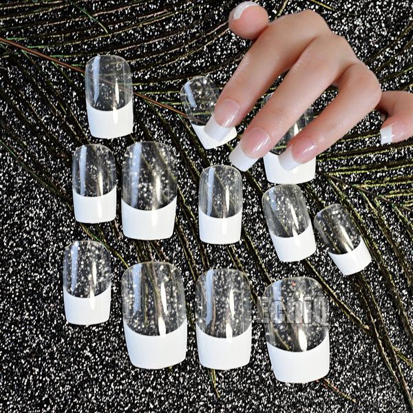 24pcs/set clear color white french tansparent square false nails lady full artificial nails for home office faux ongles, Red;gold
24pcs/set clear color white french tansparent square false nails lady full artificial nails for home office faux ongles, Red;gold