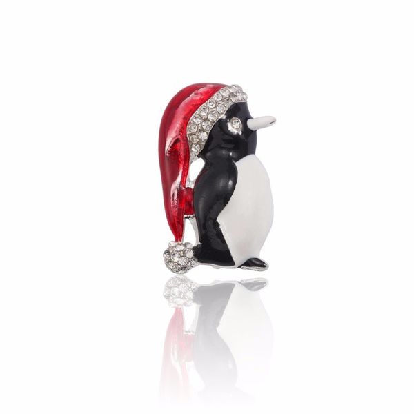 fashion pin cute penguin wear hat shape brooch alloy animal jewelry christmas dress up men and women new year gifts, Gray 
fashion pin cute penguin wear hat shape brooch alloy animal jewelry christmas dress up men and women new year gifts, Gray