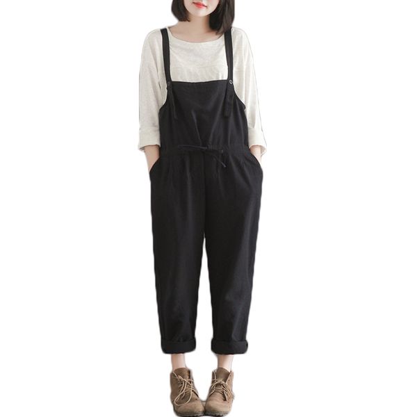 plus size casual black cotton linen overalls pants women students wide leg harem rompers pants pantalone femme 2017 new trousers, Black;white
plus size casual black cotton linen overalls pants women students wide leg harem rompers pants pantalone femme 2017 new trousers, Black;white